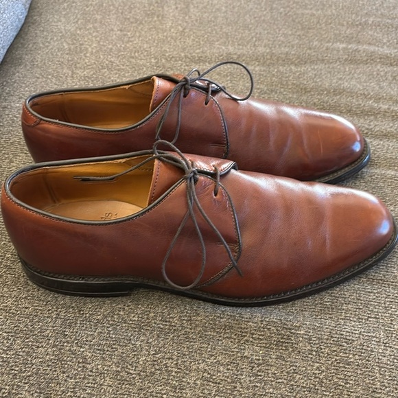 Allen Edmonds Durand Men\'s Brown  Leather‎ Oxford Lace Up Dress Shoes Size 9.5 D main image 8